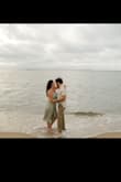Wore this for my engagement photos and it was perfect! Didn't want typical white considering my wedding photos i will Be in white and green is my favorite color. Got some sneak peaks back and it went perfect with the vibe of the photos. Didn't want anything tight across the belly so i sized Up and it layed just right. - Bianca F.