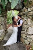 This dress works perfect for my needs. I had a small elopement in a park as I felt stunning.
It's light, the train is gorgeous, I loved. - Karolina G.