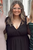 The dress was super comfortable and flattering. Runs a bit big. Also, I had to pin front closed because it showed my bra. - Caila K.