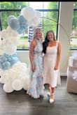Stunning dress for a very special occasion.  The floral light blue organza was comfortable and flattering. I received many compliments and felt good wearing it. My daughter also wore a white dress from Lulus. - Michelle B.