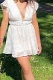 Bought it for graduation and it was great! I'm short so the length did not bother me like it may taller people. Great quality, needed fashion tape to keep the top up just because it was slipping when I was sweaty but I loved it! - Alessandra P.