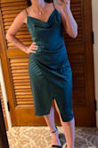 Love this dress, a little hard to iron it but looks and feels amazing. - Amanda T.