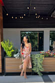 This dress was so comfortable. I usually buy mediums but felt like a small would do more justice not being top-heavy. It fit perfectly and I wore it for Mother's Day. It is my fav silk dress! The colors are beautiful. My shoes are also from Lulus in the picture. - Alexander W.