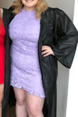 The dress had no give, but I did love it for graduation - Colby C.