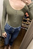 It's cute! I was bigger when I bought this, and it fit me then and fits me now. - Hannah A.