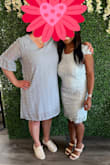 I wore this to a bridal shower for my best friend's daughter and received so many compliments! I'm a size small and it fit pretty well. It had to be taken in a bit in the armpit area but again it was perfect for the event! - Cherie W.
