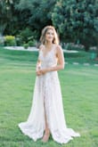 LOVED this dress! It is a bodysuit so the bottom is clear but extremely comfortable and fits perfectly with no alterations needed! A bit long on me but easy to manage. Lace is great quality - highly recommend it! - Alexandra B.