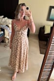 Fits easily because the back is adjustable! Looked great for the beach - Alexandra B.