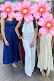 I loved the jumpsuit. The material was great and soft it wasn't see through. And it fit so nicely and very comfortable - Xochitl P.