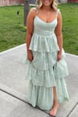 My daughter wore this to Prom. It is so cute. The rose print is very pretty and the style of the dress is very flattering. It was a little tight in the chest but she's blessed with more than most at that age and we were able to fit it well enough because she loved it. - Erin Y.
