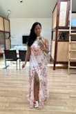 I wore this dress to the rehearsal dinner at my friend's wedding, and it is so beautiful. I love pink, and the theme was florals. It was so flowy and fun to wear. I can't wait to wear it for more occasions. - Christina D.