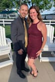 Wore this for an outdoor wedding and loved it! It's solid material so I had no concerns about it being see-through, blowing out of place, or being flimsy. My husband had to help me zip it because it was a little tight around the waist, but once past that, it was fine and fit like a glove. It was actually very comfy once on, and I felt great all night, through dinner and dancing. Loved the length, though it's a bit short when sitting. As long as you're aware, though, it isn't a problem. I'd normally pick a medium, but I sized up to a large, which was a must. This fit like a glove, but I'd never have made it into a medium. Love it and can't wait to wear it again! - Devon F.