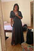 I bought the dress for a wedding (guest). It is a little bit long (I'm [5'4"]) but the bust fits really well. The fabric is light, exactly as in the picture. - Lydia A.