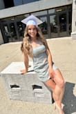I was searching and searching for the perfect graduation dress, and this was it! I was a little nervous about purchasing online without a try on, but it ended up being perfect! - Megan S.
