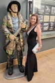 I bought this as a backup for a gala I was hosting and instead wore it to a gala I was a guest. I fit almost perfectly, except it was very long. After alterations, I felt fabulous! Loads of compliments! I may have to buy this in other colors, - Randi M.