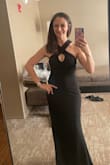 This dress was beautiful and fantastic quality! I ordered last minute and it came just as stated. Very impressed with the material and fit. Was a tad long for my height. - Kristina D.