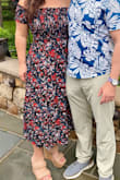 Perfect summer dress for day or night. Very comfortable and love the colors. - Samantha M.