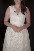 So I got this dress for work but it's actually really fancy. It has a tulle underskirt and honestly gives off more of a courthouse wedding dress feel, but I still wore it for work anyway. I got the small, and it fit perfectly - Amalia F.
