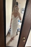 I love this dress it's super comfortable and fits me perfectly! I will be wearing it for my rehearsal dinner. - Taylor J.