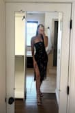 Wore this to a grad school graduation in Boston and it was the perfect spring dress and I got so many compliments! I'm 5'9" and 140 lbs and the medium fit great - snatches you at the waist and there was room for a thin strapless bra but could also do without one because of the support it gives - definitely buy this! - Sarah S.