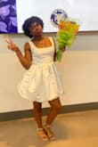 Ok! Lulus is my go-to for my daughter. She is young, but she is a competitive cheerleader and she is muscular. We needed a graduation dress and she received so many compliments. It was super cute and simple! - Shannon D.