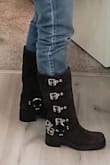 They are one buckle shorter, but a great dupe for the $2500 Miu mius. And they are real suede.
They are a little bit pillier and softer suede, but great - Elizabeth J.