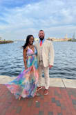 I LOVED this dress and got many compliments. My only complaint is that it was extremely long. Tooo long! Even with heels, I tripped on it many times and my heels actually got caught in the fabric and ripped a small hole. It's a beautiful dress, but needs to be hemmed. - Erin M.