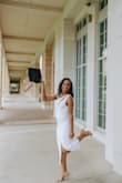 Perfect dress for my graduation! It fits perfectly with the exception of the shoulder straps were slightly big, as I don't have enough cleavage to cause some tension. Otherwise I loved it and got so many compliments! - Bre T.