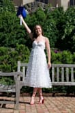 I had SO many compliments wearing this dress for my college graduation. My only gripe was that the underskirt was a bit see-through, but nude spandex solved that issue easily. Other than that, I loved this dress, and it fit me perfectly. - Bryn U.