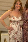 This dress was very comfortable and I received compliments all night. I wore a size small. - Phylissa G.
