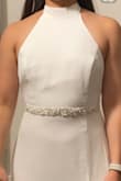 I loved the belt and wanted to use it with a plain wedding dress, but I had to return the dress so I didn't need the belt in the end. - Dawn L.