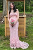 We ordered this dress for our daughters prom. The dress fit like a perfect glove was absolutely stunning on her. Everyone loved the dress and it was original not a match to others. Will certainly be ordering again - Debra D.