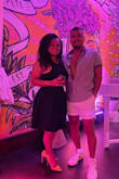 I love this dress! I did pair it with beautiful yellow stilettos. I did fit a bit big. Wish I can exchange to a smaller size. - Lidia B.