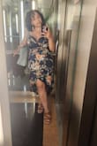 I was trying to find a dress for a coastal wedding. It fits really well. I received multiple compliments throughout the night. It does enhance the chest area, so if you're bustier like I am, it can be a little uncomfortable if you don't want to show too much. It is lined inside, but the lining rode up a little. I wore some boyshorts underneath, and it stayed down, which was more comfortable at the reception for dancing. Also best if it's windy as the dress flew up a couple times!  Otherwise, it is a beautiful dress and quite flattering for an hourglass figure. - Linette M.