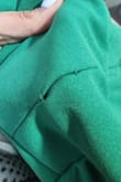 I returned it; there were a couple of holes because of a torn seam. It seemed nice though, good length. But the quality inspection should improve prior to shipping this dress. - Nancy M.