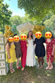 I absolutely LOVED this dress for my bridal shower! It fits like a glove. I am pretty tall so I was nervous to get a small, but it fit so well and wasn't short at all! I definitely recommend this dress! It totally lives up to expectations! - Tara M.