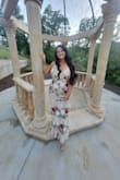 The fit was perfect. I didn't wear a bra with it but everything stayed in place. I wore heels with it otherwise it would have been a little long. - Brittany D.