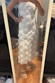 The flower details on this dress really makes it stand out! I needed to exchange sizes, and the process was so fast and easy. Very elegant looking at a good price! - Sam S.