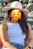 I purchased this hat for my sister for her birthday and she loved it! The simple design is well done and fits well- it's not small/narrow like many hats in the market. She's got fluffy curls and they fit perfectly under it. - Hillary B.