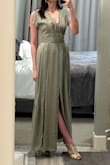 Soft material that fits very well. Nice hidden zipper and beautiful color. - Ciera K.