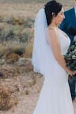 I loved wearing this dress for my elopement. It fit great, and was really great quality! - Monica W.
