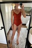 So really, truly - this swimsuit is amazing. SO flattering. SO comfortable. BUT! My literal only complaint is that mine came with a hole in the side, along the ruching. I'm so disappointed because everything about this suit was perfect otherwise. I'm also confused because the suit feels so well made - but to receive a brand new item that is already damaged is a disappointment. Included a photo for reference. Was hoping for better quality.....? - Delaney W.