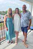 I love this dress! I wore it for my small and casual rehearsal dinner, and it was perfect. Beautiful and comfortable and fits tts! - Nina S.