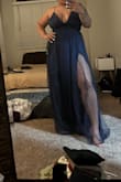 I had ordered another dress before and it was a mess lol so I returned it and got this one and omggg it glad I did because it is so so cute! Only thing is it is a little long but some heels will fix that. Also the slit on both sides is way high lol so I'm gonna sew it a bit but whatever. - Nicole S.