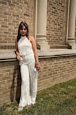 I absolutely love it! The fit is perfect, hugging my body in all the right places without feeling too tight or restrictive.
One of the best things about this jumpsuit is the number of compliments I received while wearing it. Whether I was at a casual gathering or a more formal event, people couldn't stop admiring it. - Aneesha B.