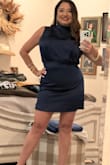 The dress fit perfectly. Accentuated my waistline. - Melissa C.