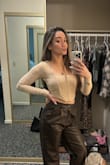 My favorite top so far. I've worn it so many times very flattering and comfortable. I have it in two different colors - Elaine L.