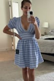 I really wanted this to work because the color/pattern is super cute, but it just doesn't work with my body type - Anna F.