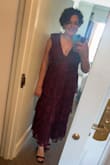 The 1X was slightly big in my chest, but I think the XL would have been snug, so I'm happy I sized up. The lace and lining seemed like good quality to me for the price. Overall, a beautiful dress that I am so so happy with! - Jocelyn F.