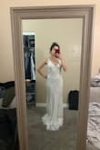 I tried some other dresses but this was one that looked better on me so its going to be my wedding dress and I'm really satisfied with this purchase. - Paulina G.